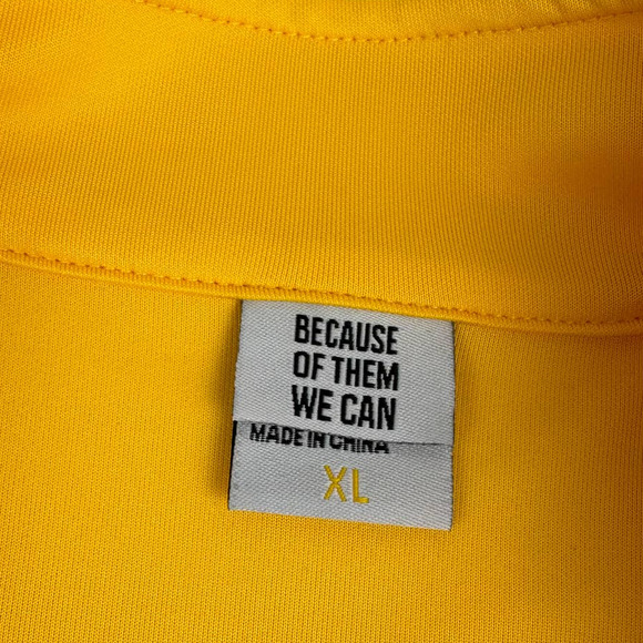 NWT - Because of Them We Can - Yellow Jacket - Child XL/Woman S - Picture 7 of 8